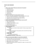 Bio 370 - Exam 5 Study Guide 