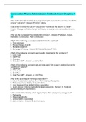 Construction Project Administration Textbook Exam Chapters 1-17