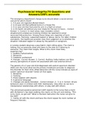 Psychosocial Integrity&sol;70 Questions and Answers&sol;100&percnt; accurate