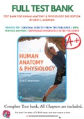 Test Bank For Human Anatomy & Physiology 2nd Edition by Erin C. Amerman 9780134553511 Chapter 1-27 Complete Guide.