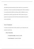 &iuml;&raquo;&iquest;QuestionThe following selected transactions for Pina Colada Corp&period; are presented in jour