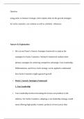 &iuml;&raquo;&iquest;Questionusing porter or boman's strategic clock explain what are the growth strategies 