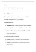 &iuml;&raquo;&iquest;QuestionWhat does it take to be a good investigative report writerAnswer & ExplanationB