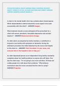 PSYCHIATRIC&sol;MENTAL HEALTH NURSING EXAM &lpar;3 VERSIONS&rpar; 2024&sol;2025  NEWST&excl;&excl; COMPLETE ACTUAL 314 EXAM QUESTIONS AND CORRECT ANSWERS  &lpar;VERIFIED ANSWERS&rpar; ALREADY GRADED A&plus;&period;