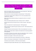 CAN PRACTICE EXAM 2023 LATEST 100 QUESTIONS WITH CORRECT ANSWERS SELECTED