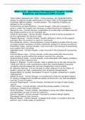 WGU C215- Operations Management Chapter 5-6&sol;81 Questions and Answers&sol;100&percnt; Correct