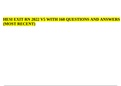 HESI EXIT RN 2022 V5 WITH 160 QUESTIONS AND ANSWERS &lpar;MOST RECENT&rpar;&period;