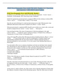 POST First Responder First Aid&sol;CPR&sol;AED&colon; Module 1-6 &sol; Questions And Answers &sol;  2022-2023 Latest Update