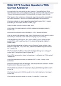 WGU C779 Practice Questions With Correct Answers&excl;