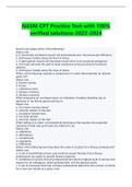 NASM CPT Practice Test-with 100&percnt; verified solutions-2022-2024