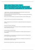 NSG 6440 Practice Test &sol; PsychoTherapeutics