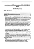 Advantages and Disadvantages of the SERVQUAL Model Marketing Essay