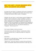 INST 203 UNIT 1 EXAM 2024&sol;2025 WITH 100&percnt; ACCURATE SOLUTIONS