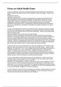 Focus on Adult Health Exam
