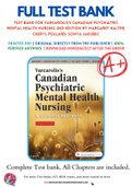 Test Bank For Varcarolis's Canadian Psychiatric Mental Health Nursing 2nd Edition by Margaret Halter&semi; Cheryl Pollard&semi; Sonya Jakubec 9781771721400 Chapter 1-35 Complete Guide&period;