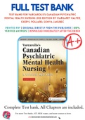 Test Bank For Varcarolis's Canadian Psychiatric Mental Health Nursing 2nd Edition by Margaret Halter; Cheryl Pollard; Sonya Jakubec 9781771721400 Chapter 1-35 Complete Guide.