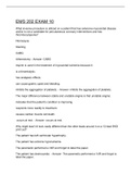 EMS 202 EXAM 10 Q&A 2022&sol;2023