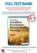Test Bank For Varcarolis's Canadian Psychiatric Mental Health Nursing 2nd Edition by Margaret Halter; Cheryl Pollard; Sonya Jakubec 9781771721400 Chapter 1-35 Complete Guide.