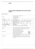 Human Anatomy Nightingale with 100- complete answers