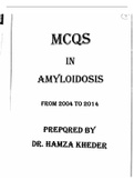 Amyloidosis MCQ