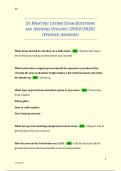 2A HOISTING LICENSE EXAM QUESTIONS AND ANSWERS UPDATED &lpar;2024&sol;2025&rpar; &lpar;VERIFIED ANSWERS&rpar;