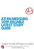 ATI RN MEDSURG 2019-RELIABLE LATEST STUDY GUIDE