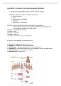 Anatomie en fysiologie eerste hoofdstukken