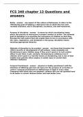 FCS 340 chapter 13 Questions and answers