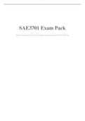 SAE3701 Exam Pack Comprehensive Exam Guide