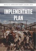 Implementatieplan Strategisch Management