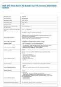 NUR 546 Final Exam All Questions And Answers 2024&sol;2025 Update