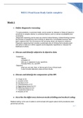 NR511 Final Exam  & Study Guide complete solution