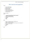 NR511 Final Exam Study Full updated