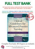 Test Bank For Clinical Guidelines for Advanced Practice Nursing 3rd Edition by Geraldine M. Collins-Bride 9781284093131 Chapter 1-71 Complete Guide.