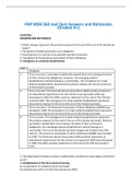 FNP MSN 560 Joel Quiz Answers and Rationales &lpar;Graded A&plus;&rpar;