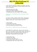2022 PN Hesi Exit Exam V2 &lowbar;UPDATED