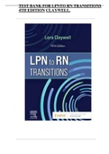 TEST BANK FOR LPN TO RN TRANSITIONS 4TH EDITION CLAYWELL&period;