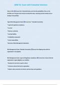 ARM 54- Exam with Complete Solutions