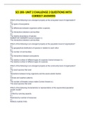 SCI 200- UNIT 2 CHALLENGE 2 QUESTIONS WITH CORRECT ANSWERS
