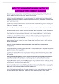 WGU C202 MANAGING HUMAN CAPITAL ALL QUESTIONS WITH CORRECT ANSWERS