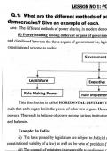 political science notes &lpar;class 10&rpar; full 