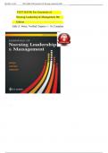 TEST BANK FOR Essentials OF Nursing Leadership AND Management&comma; 7TH Edition - converted