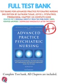 Test Banks For Advanced Practice Psychiatric Nursing 2nd Edition by Kathleen Tusaie, Joyce J. Fitzpatrick, 9780826132536, Chapter 1-24 Complete Guide