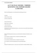 ACCT 101 EXAM  2023&sol;2024   VERIFIED QUESTIONS AND ANSWERS GRADED A&plus;&lpar;SOLVED&rpar;
