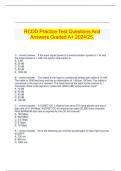   RCDD Practice Test Questions And Answers Graded A&plus; 2024&sol;25&period;