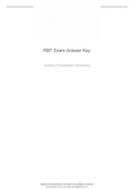 RBT Exam Answer Key