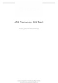 ATI 2 Pharmacology QUIZ BANK