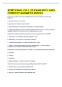 Bundle For  ASNT Study Guide - Industrial Radiography Radiation Safety Exam with 100% Correct Answers 2022-23