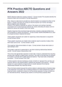 PTK Practice ABCTE Questions and Answers 2022