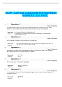 EXAM 1 NUR 632 QUESTIONS WITH CORRECT ANSWERS 100&percnt; PASS&period;